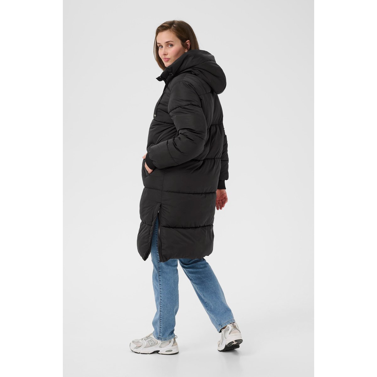 Manteau noir black deep, KAFFE
