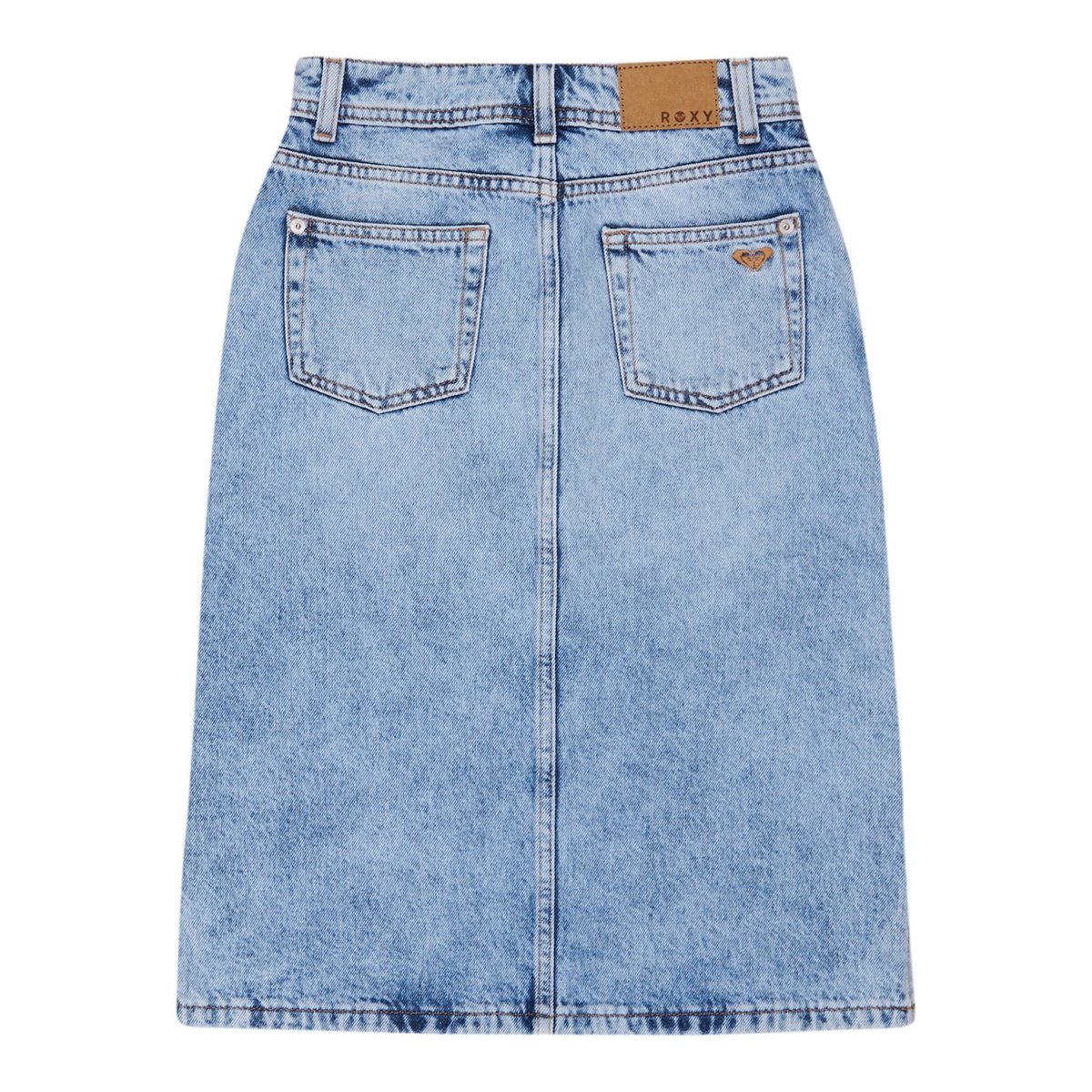 Jupe en jean de longueur midi GLOSSY CANDY. bleu beau blue, ROXY