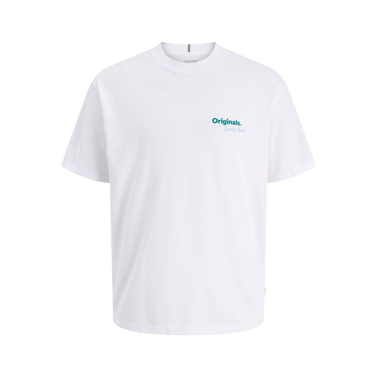 T-Shirt bright white 1, JACK & JONES