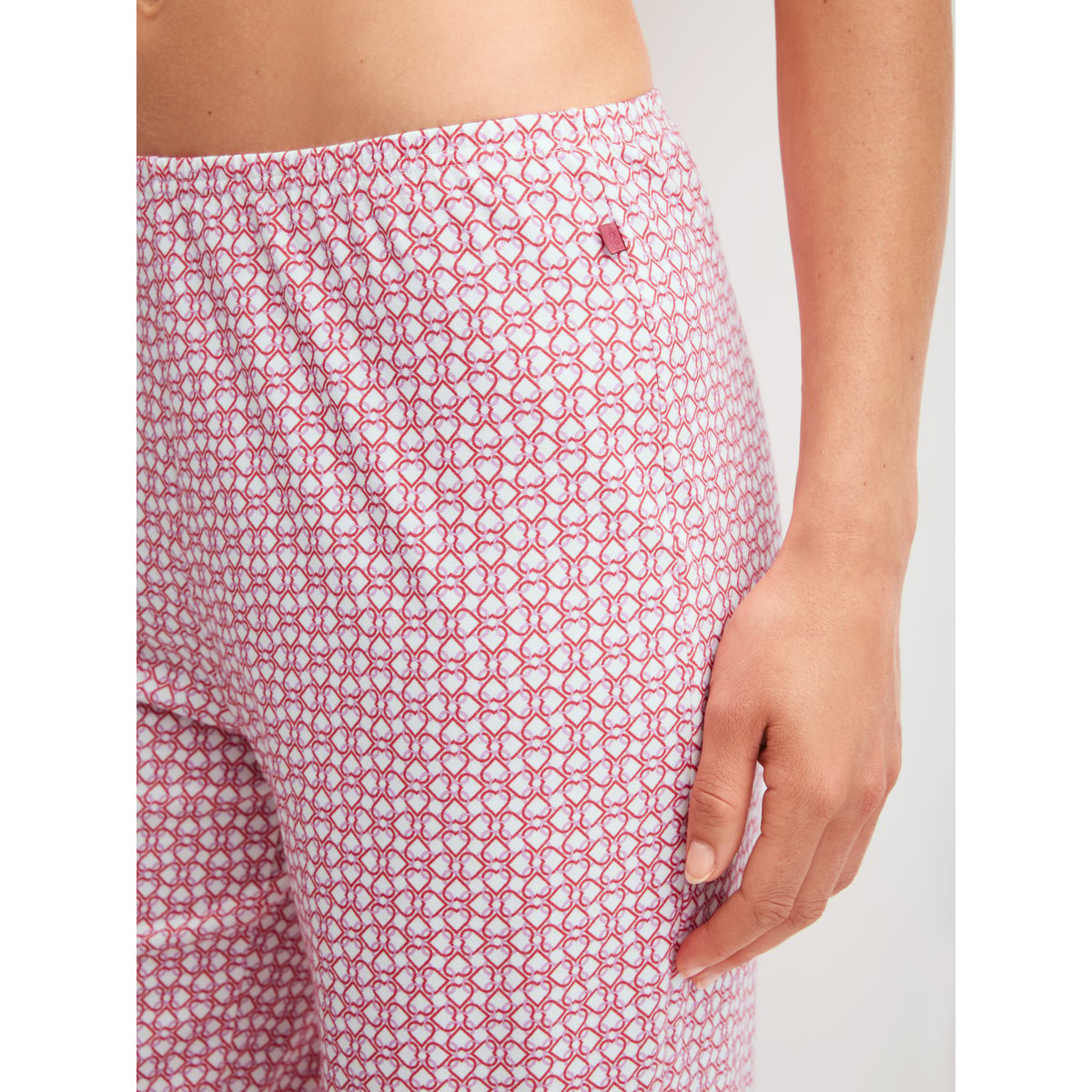 Bas de pyjama Coton FAVOURITES LOVE daret red, CALIDA