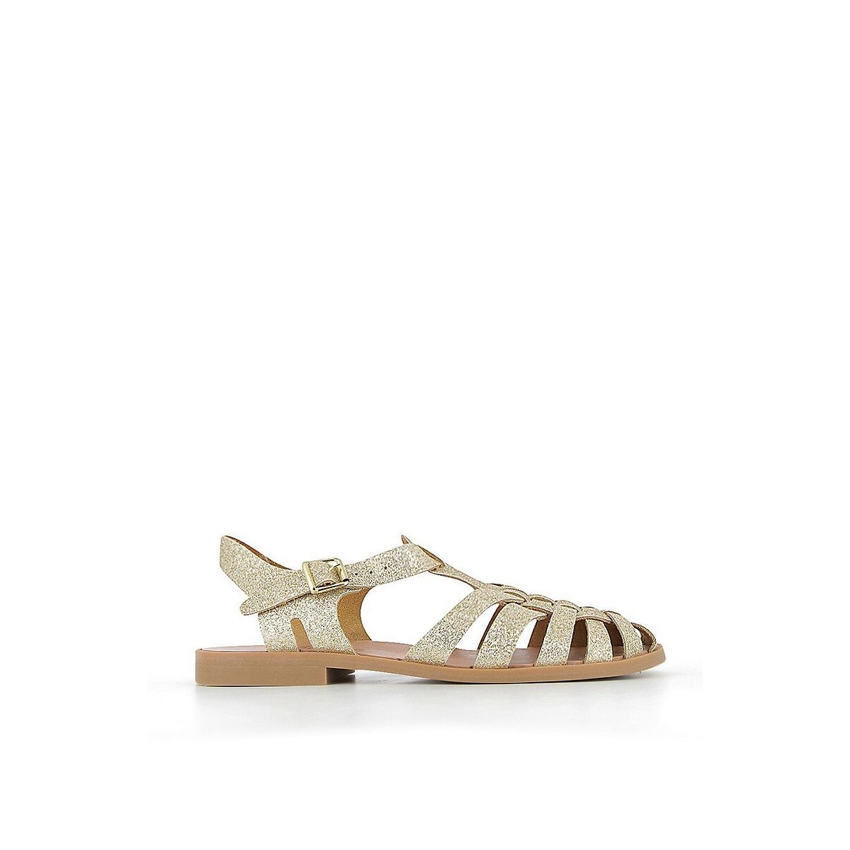 Sandalias de piel Sunville dorado, MEDUSE