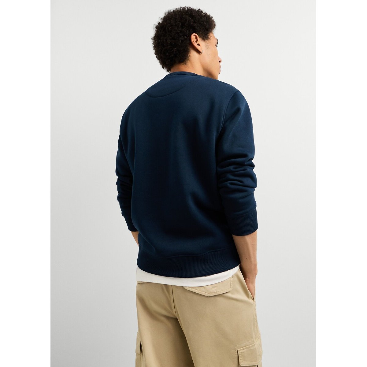 Sweatshirt mit rundem Ausschnitt marine, PEPE JEANS