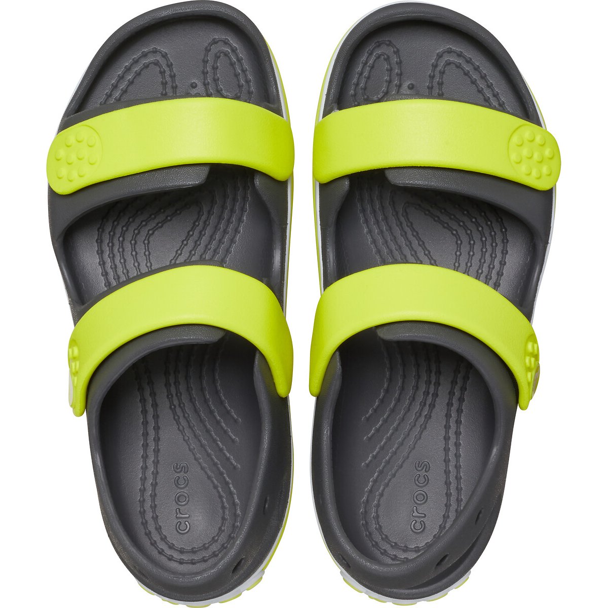 Sandali Crocband cruiser K grigio/verde, CROCS