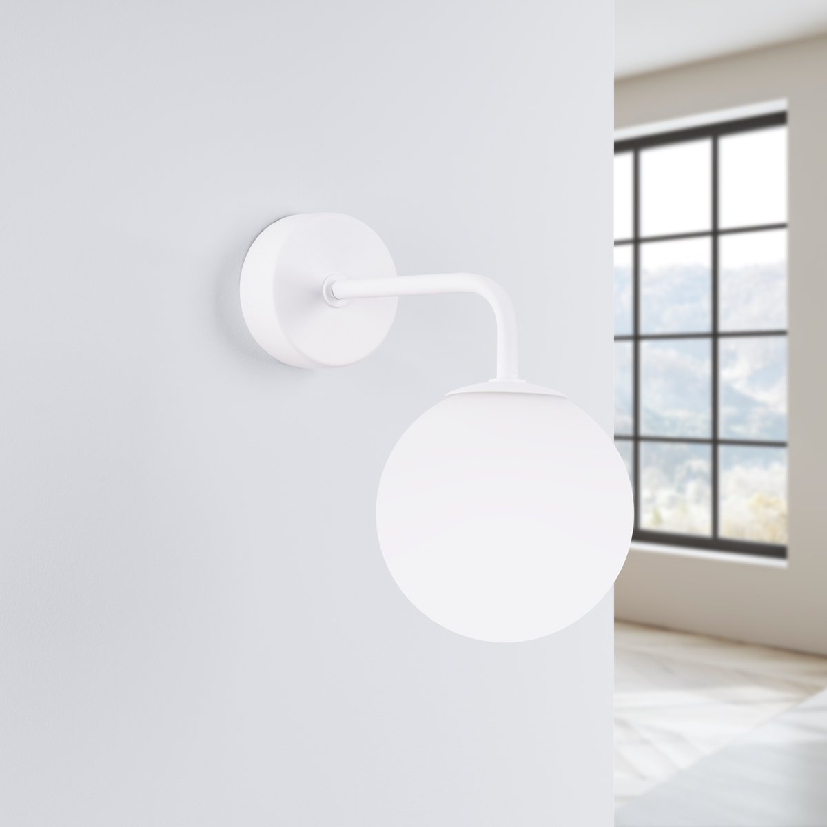 Applique Acier Blanc G9 1 Astral blanc, EDEN
