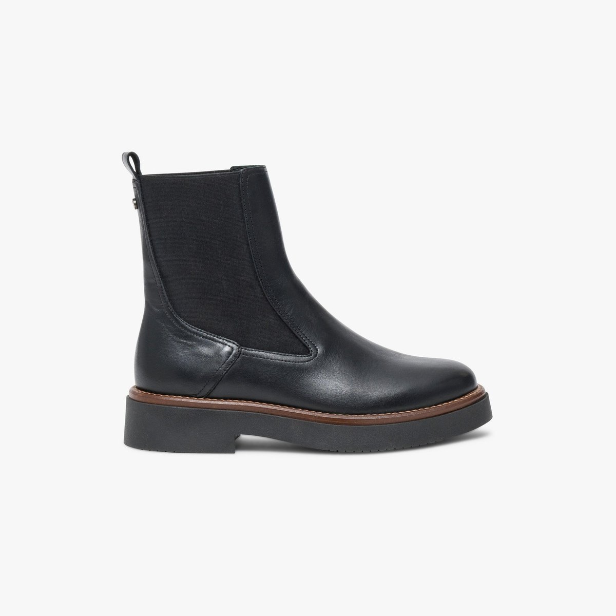 Boots À Talon en cuir MILADA noir, BOCAGE