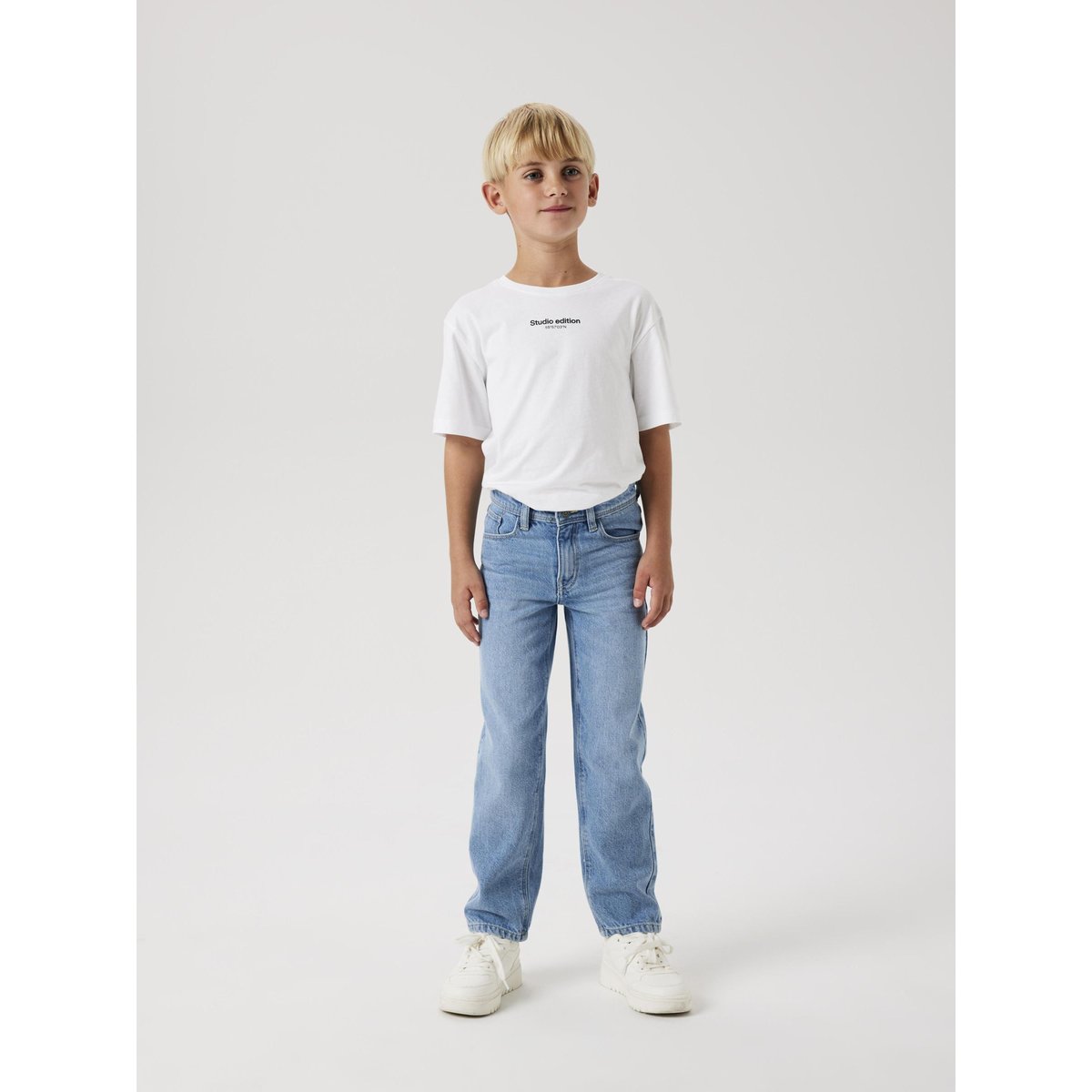 Jean droit light blue denim, NAME IT