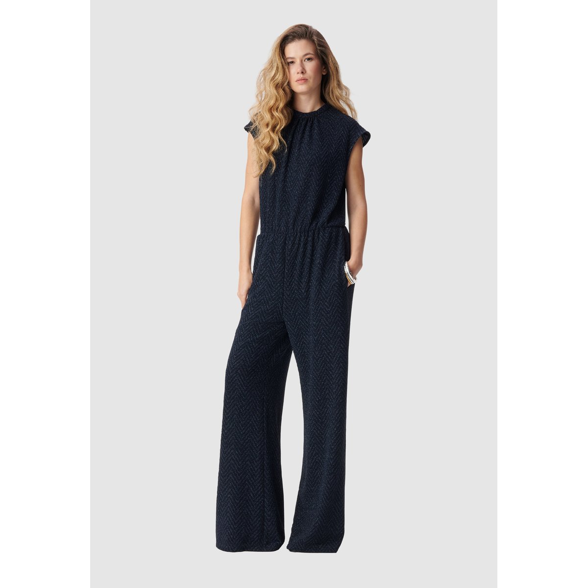 Combinaison motif chevrons marine, IKKS