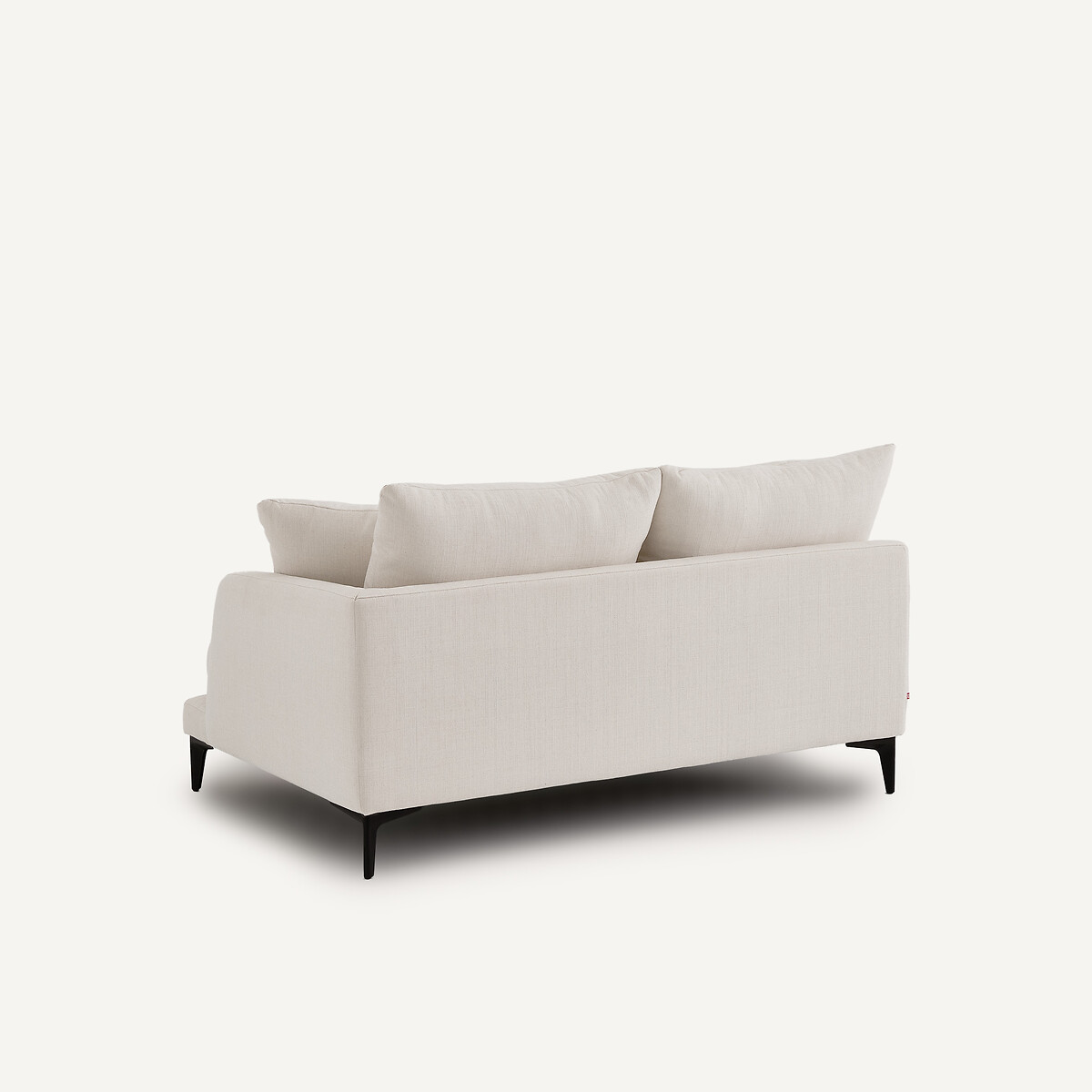Demi-canapé 2 places en toile polyester, MODERNISTE craie, EMMANUEL GALLINA X AM.PM