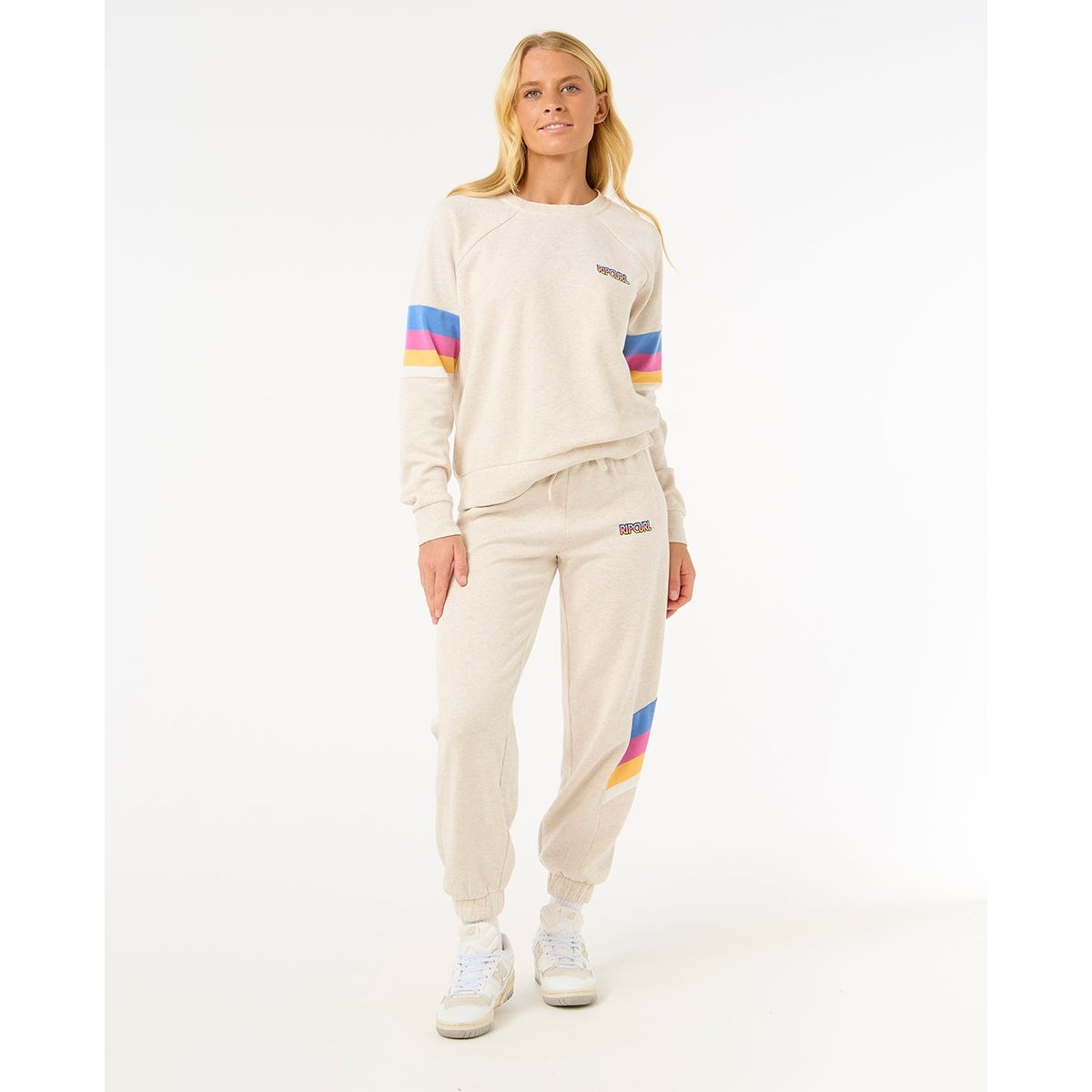 Pantalon LAS DALIAS TRACK PANTS gris chiné avoine, RIP CURL