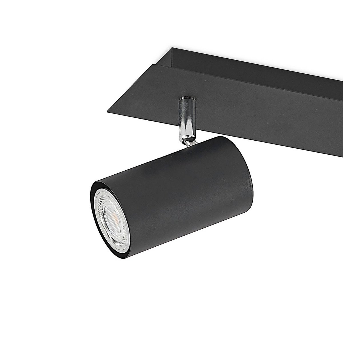 Spot en métal moderne, Joffrey noir sable, LINDBY