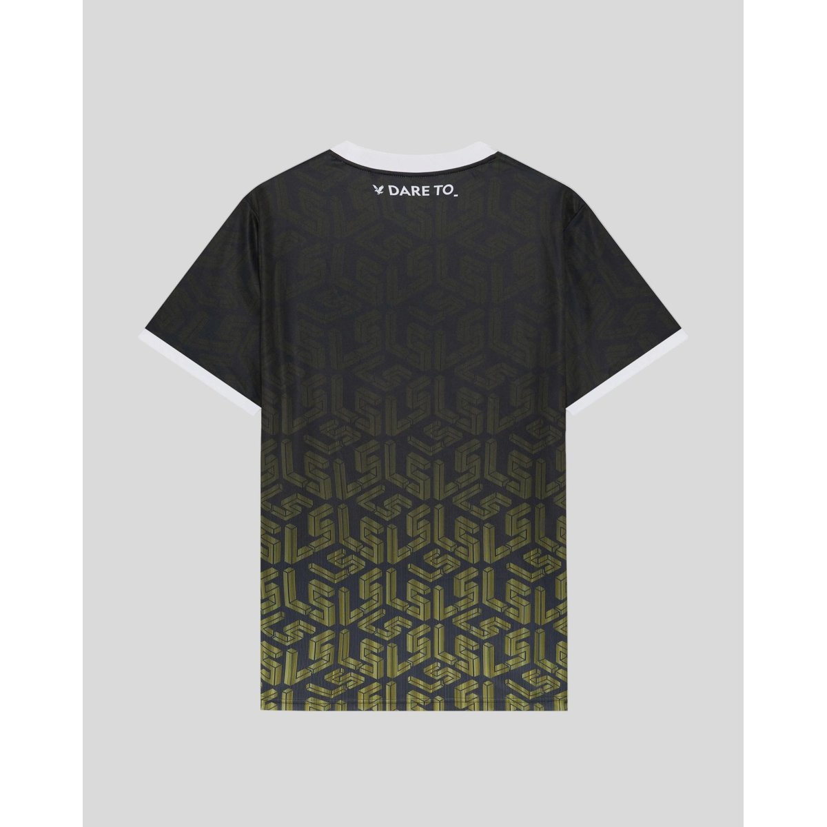 Maillot de football ombré emblème noir jais, LYLE & SCOTT