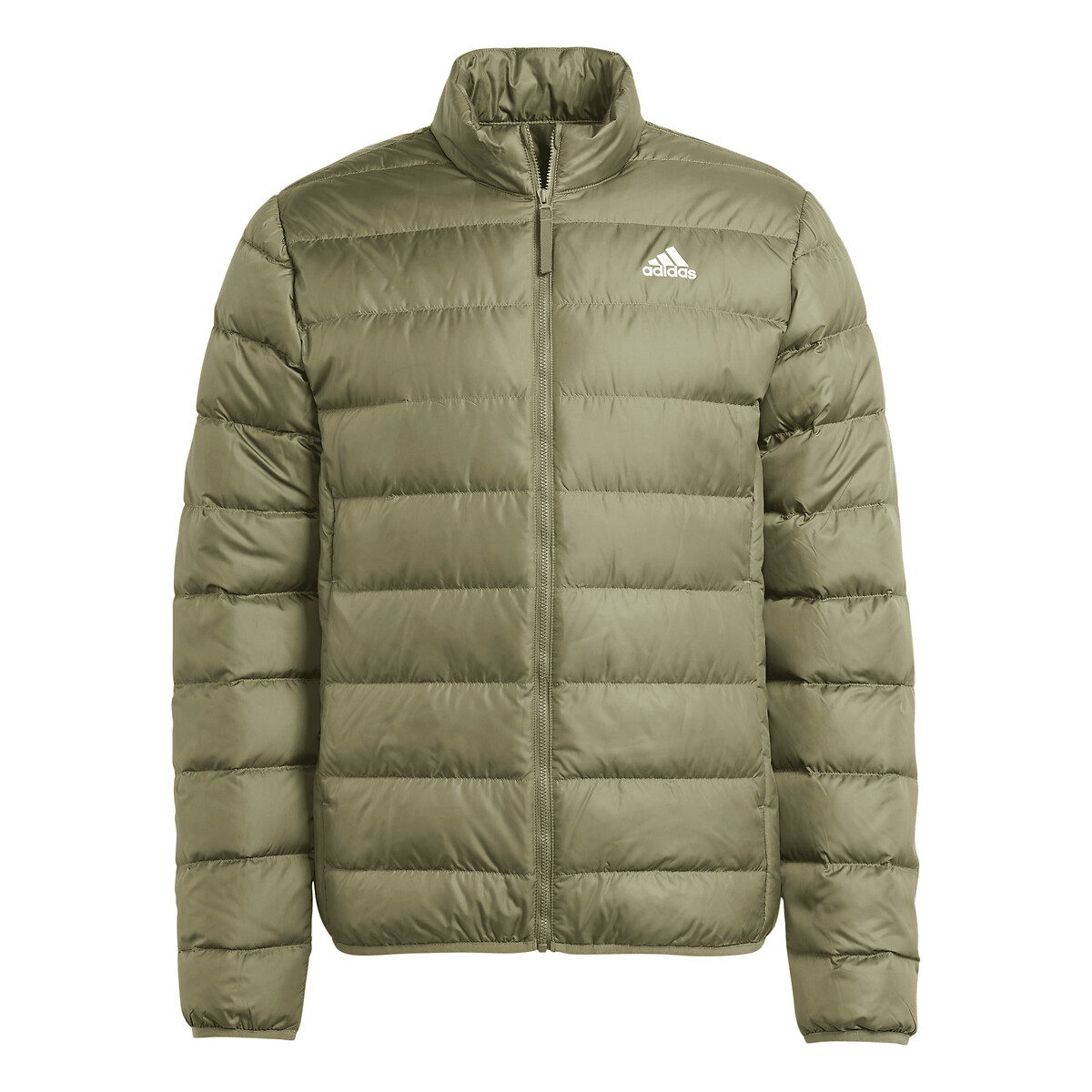 Doudoune light zippée sans capuche Essentials olive, adidas Performance