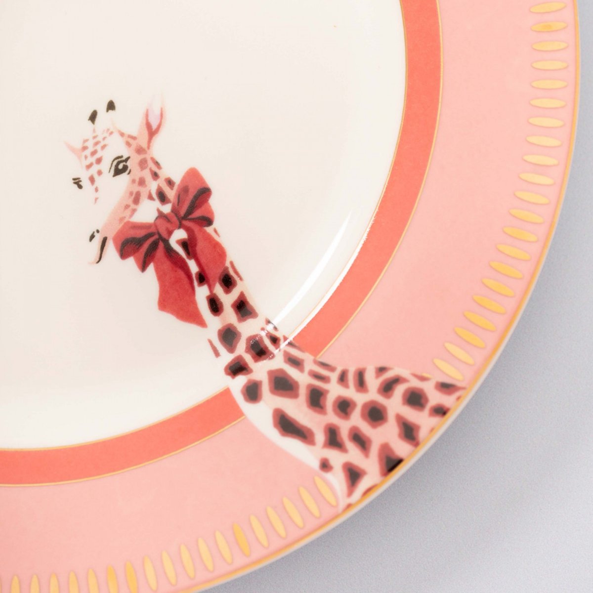 Coffret 4 assiettes Animal Magic 26 cm multicolore, YVONNE ELLEN