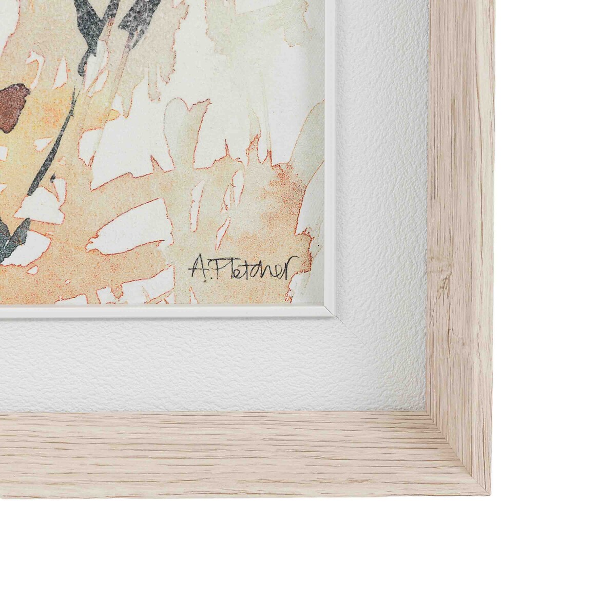 82cm Garden Notes Framed Canvas white, ÉDITÉ