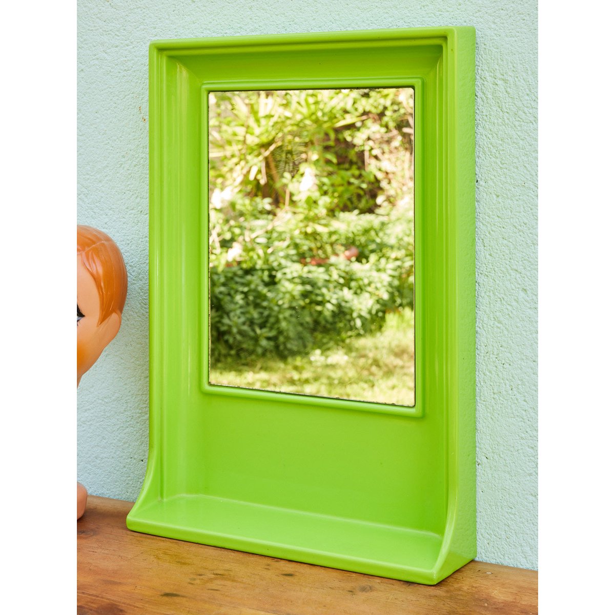 Miroir en plastique Formag Igor N°1035 - Bon état vert, DEBONGOUT