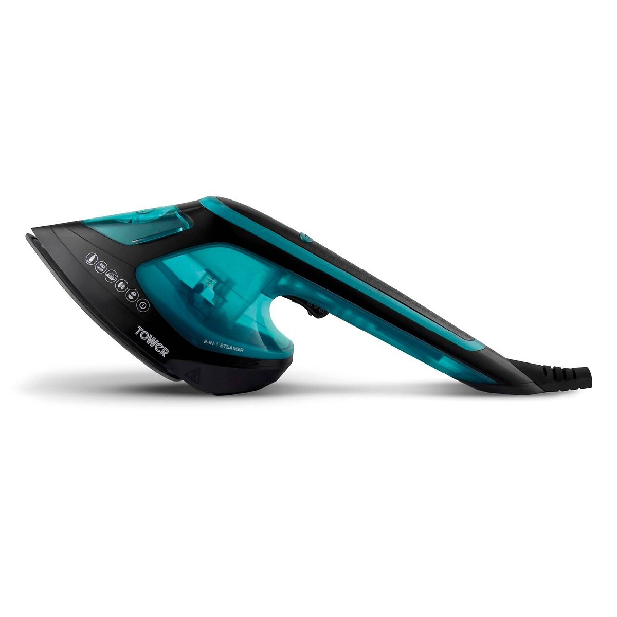 2-in-1 Garment Steamer and Iron - T22031TL blue, TOWER