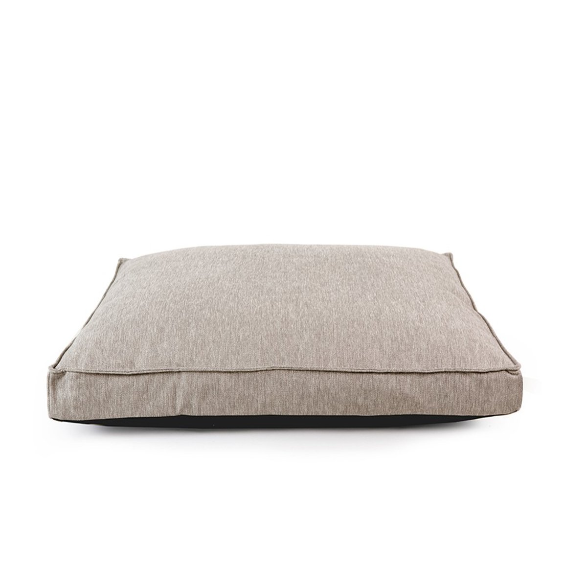 Lit chien orthopédique en tissu, RIVOLI gris greige, BAGANE