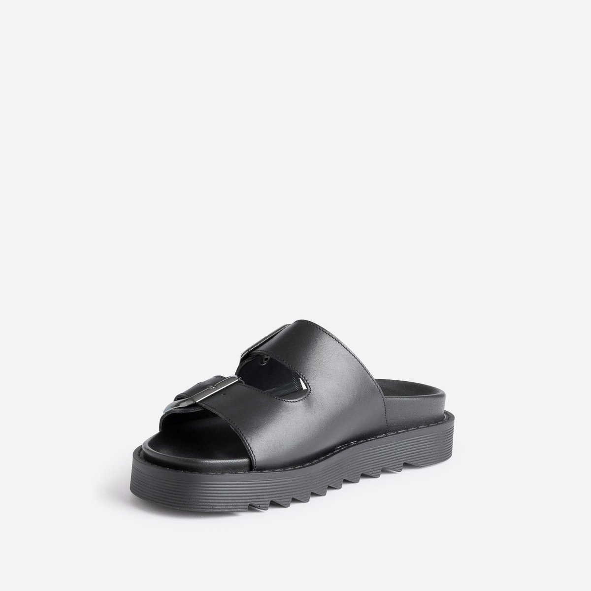 Mule en cuir PHELLINI noir, TEXTO