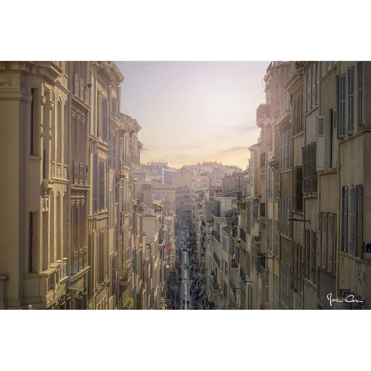 Tableau Mural Rue Estelle CONTEMPORAIN URBAIN tableaux sur toile-jaune, CEANOTHE