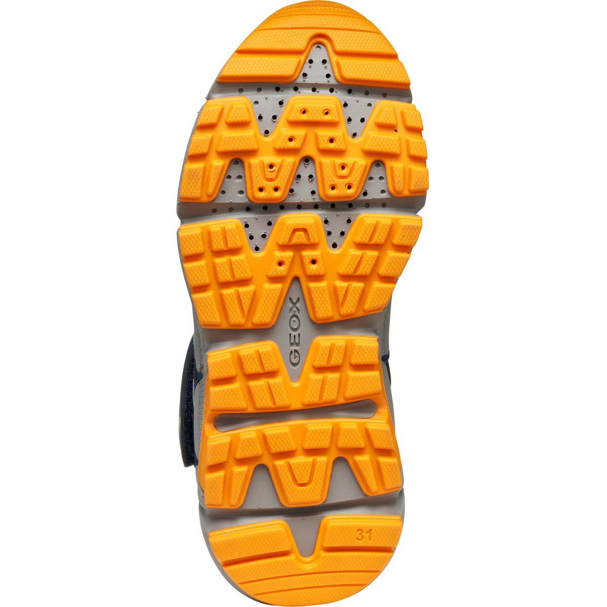 Baskets montantes Flexyper Plus bleu ciel/orange, GEOX