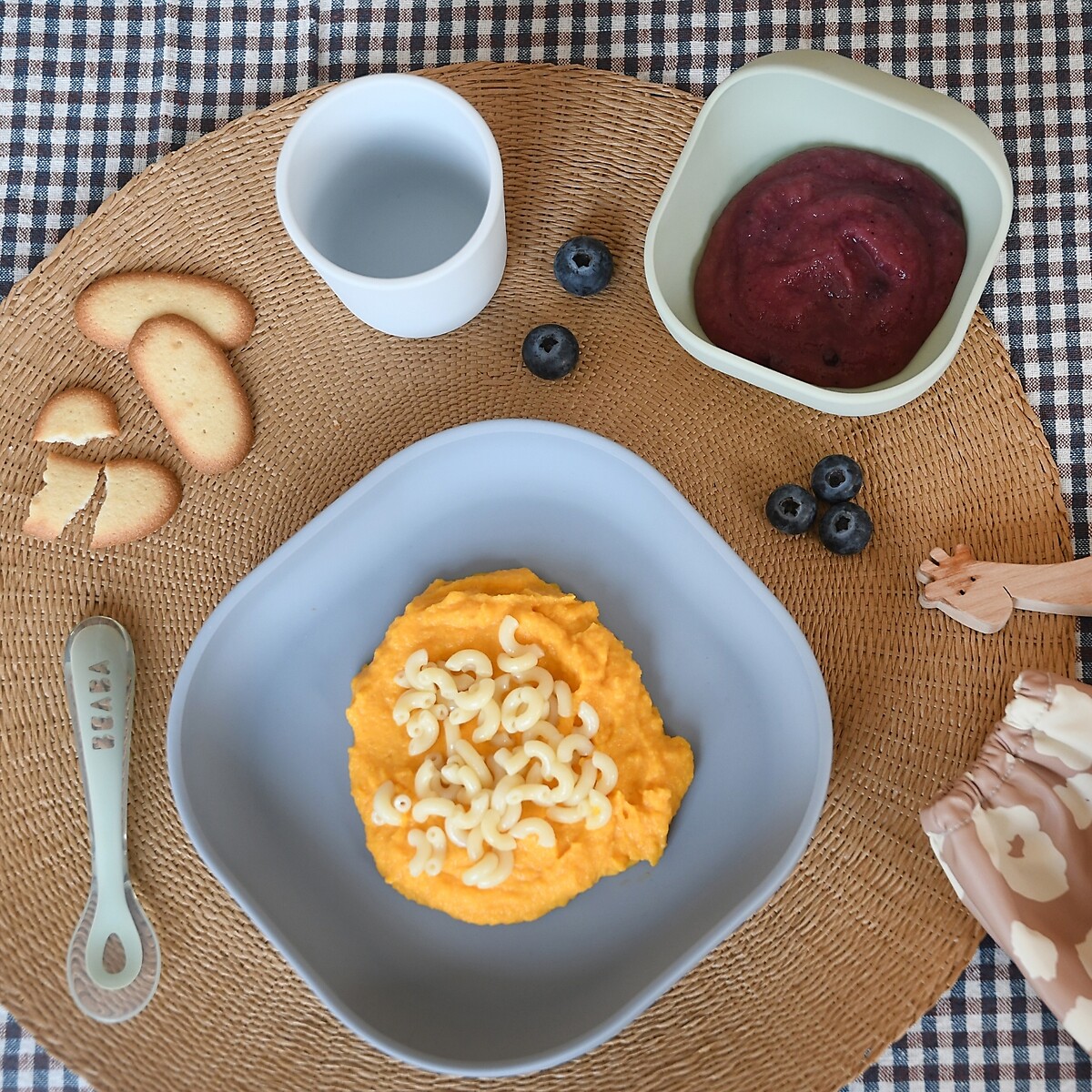 Coffret repas 4 pièces galet, BEABA