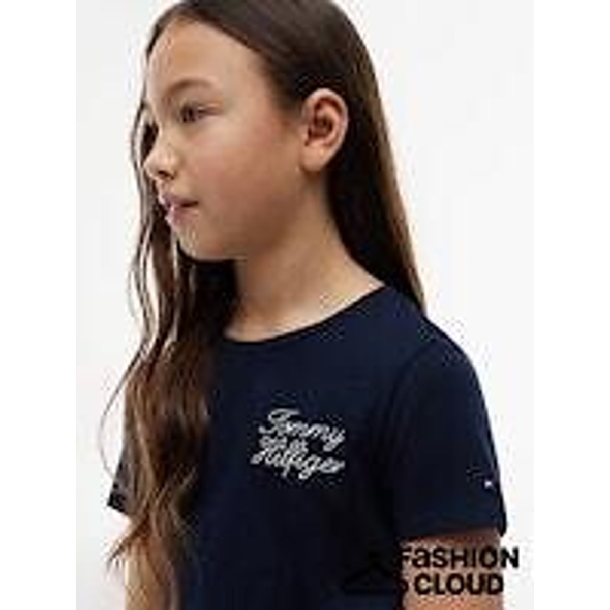 T-shirt met korte mouwen marineblauw, TOMMY HILFIGER