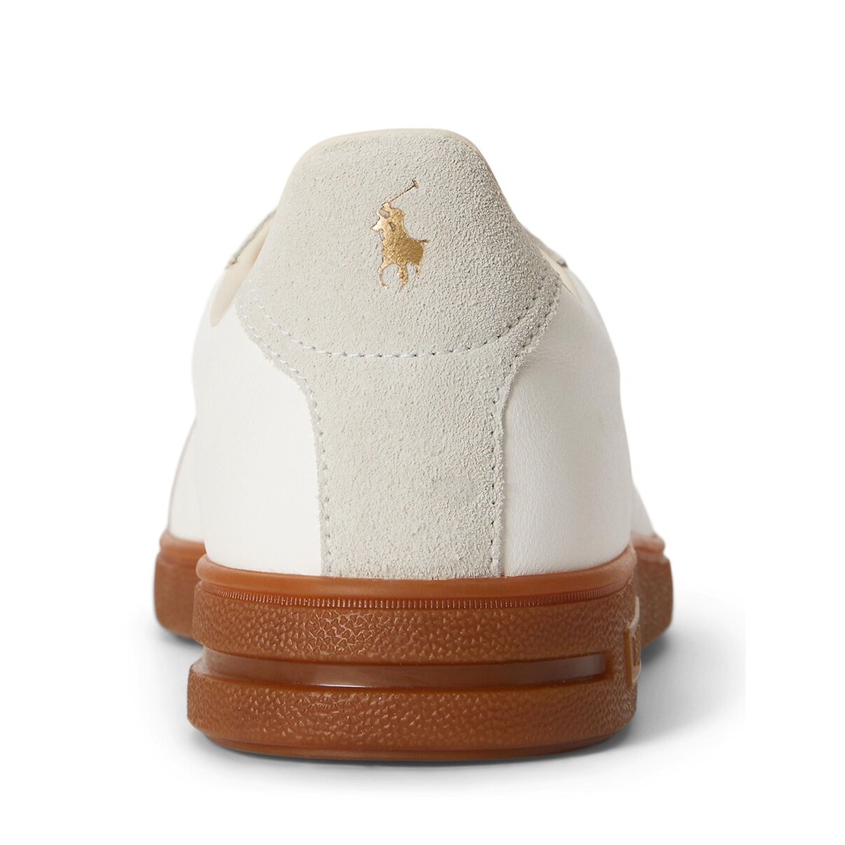 Scarpe da ginnastica in pelle BEDFORD bianco/grigio, POLO RALPH LAUREN