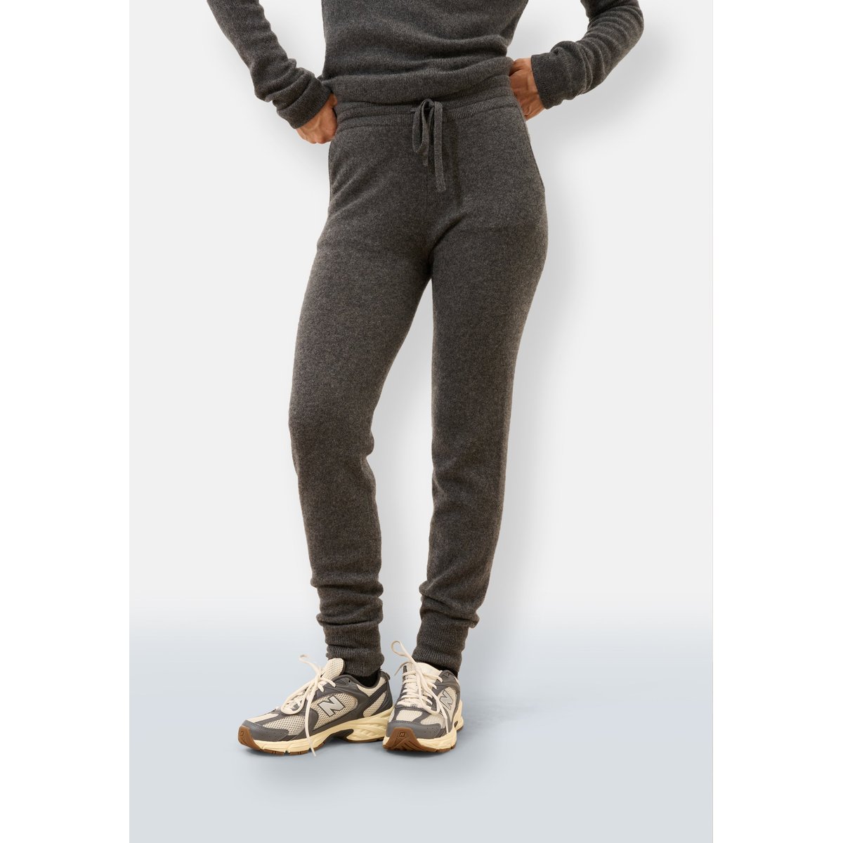 Jogging Anthracite Chiné Wendy gris anthracite chiné, JUST CASHMERE