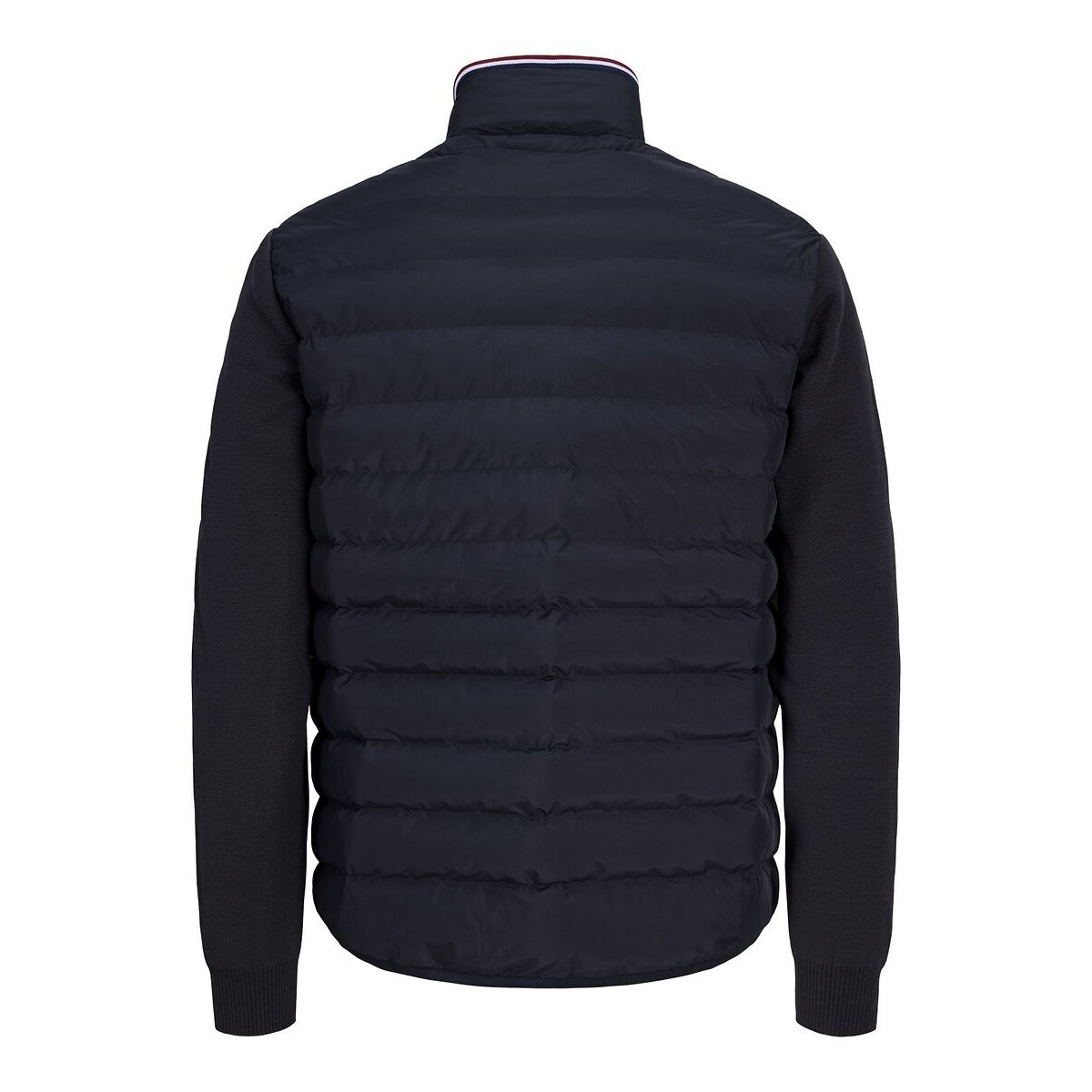 Chaqueta acolchada híbrida para entretiempo azul marino, JACK & JONES