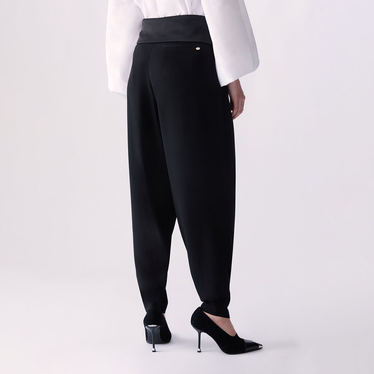 Pantalon en satin envers noir, LIU JO
