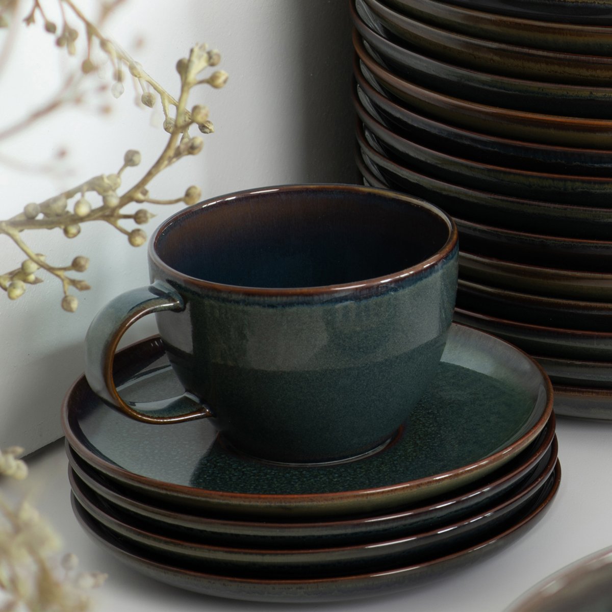 Tasse À Café Sans Soucoupe CRAFTED vert, LIKE. BY VILLEROY & BOCH