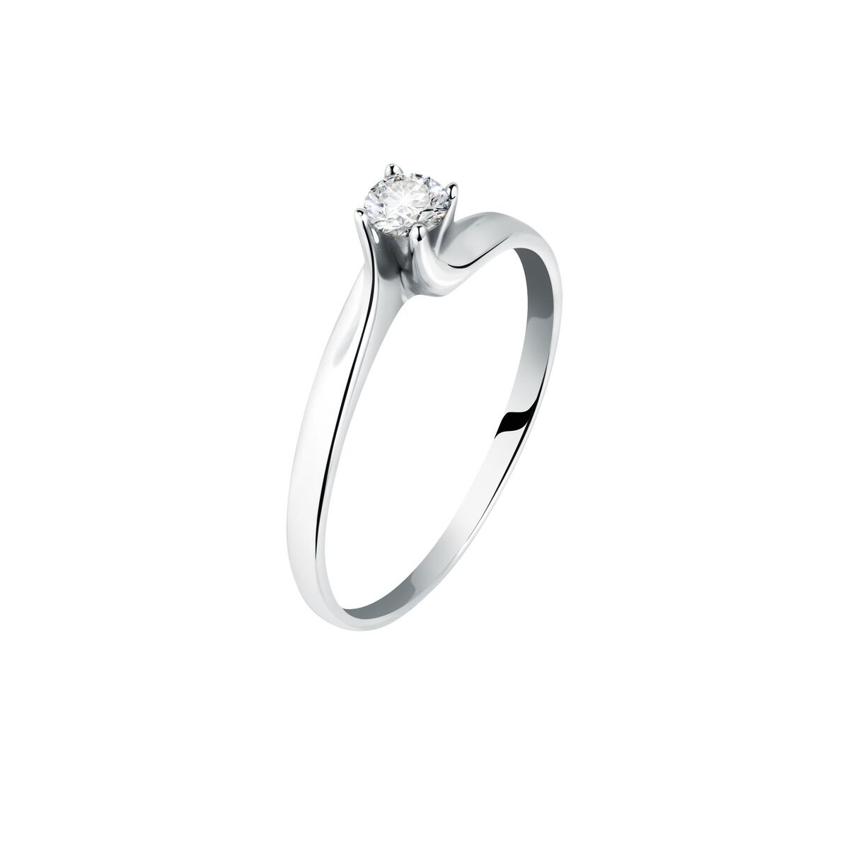 Bague en or blanc 750 B-CLASSIC argent, BLUESPIRIT
