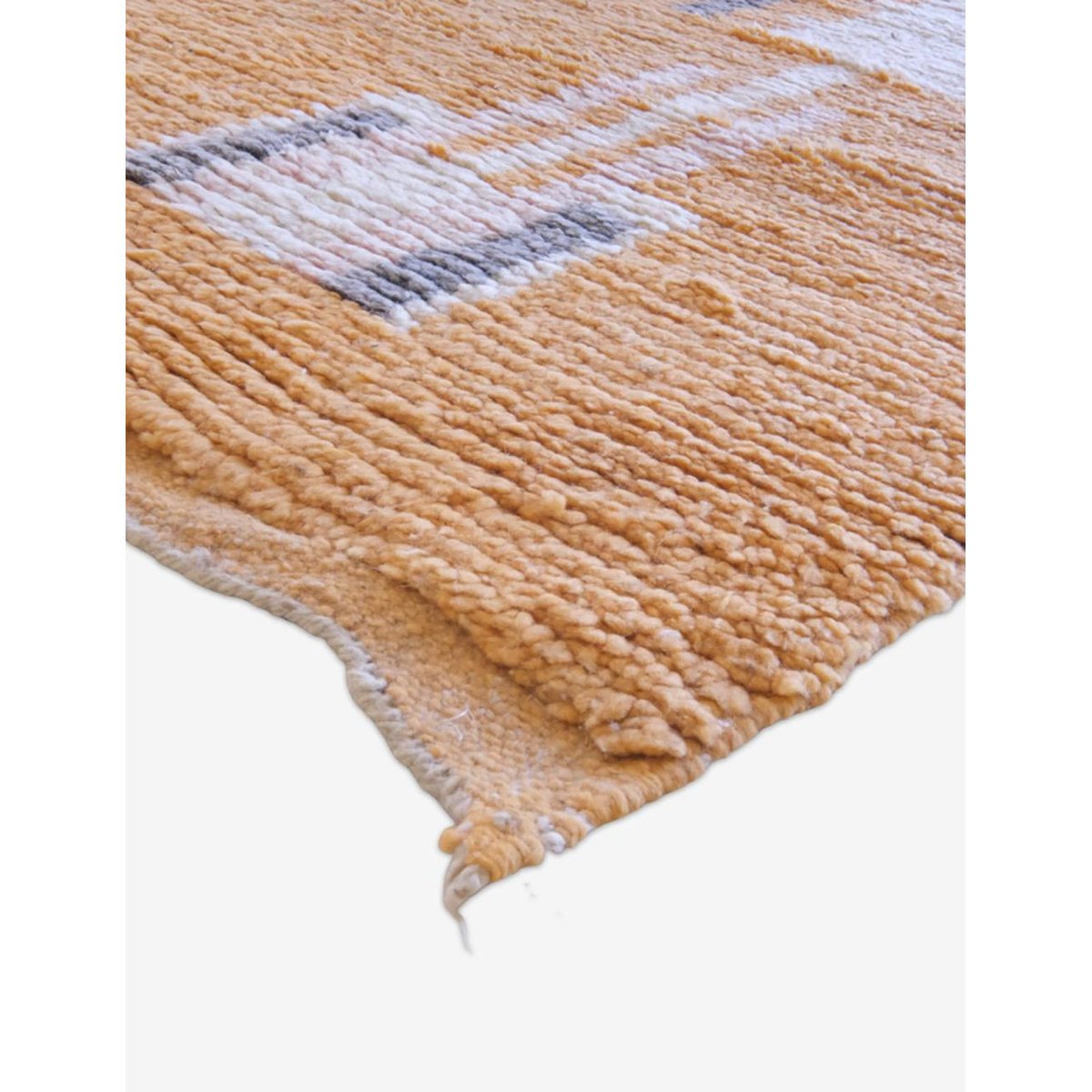 Tapis de couloir Berbere marocain pure laine 77 x 375 cm orange terre cuite, AFK LIVING