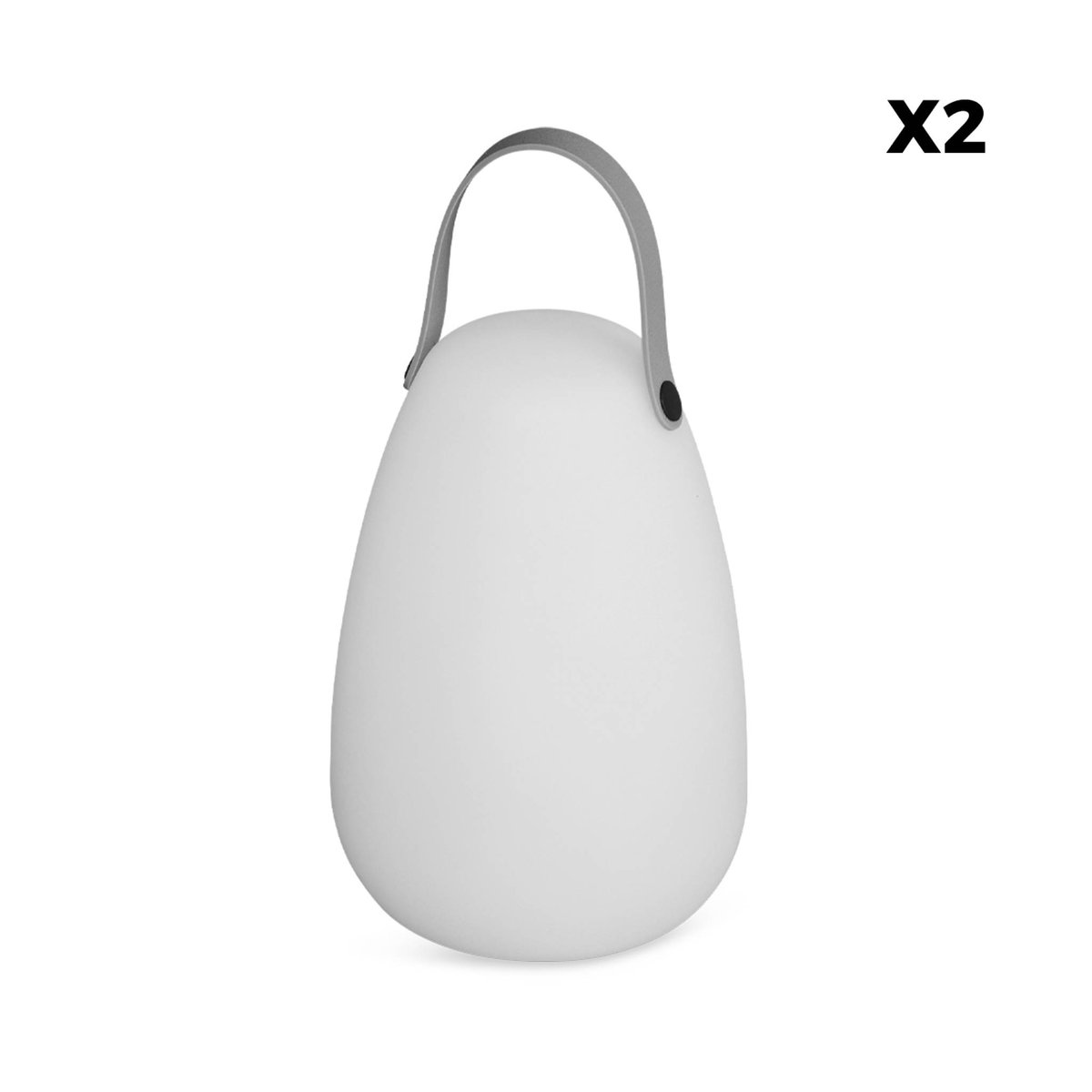 Lampe de table nomade intérieur/extérieur sans fil LUCIE couleur unique, SWEEEK
