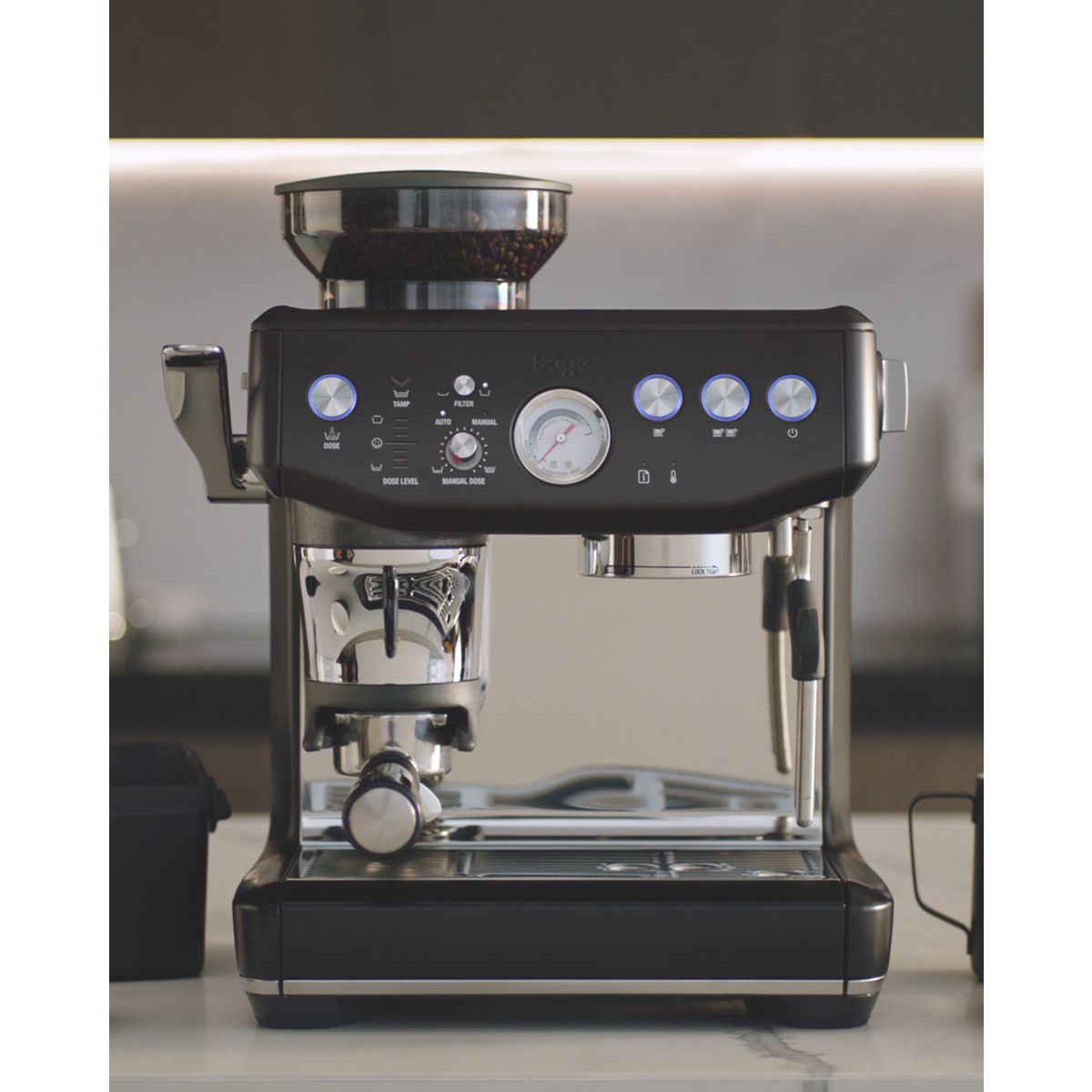 Machine à expresso impress SES876BTR4EEU1 noir, SAGE APPLIANCES