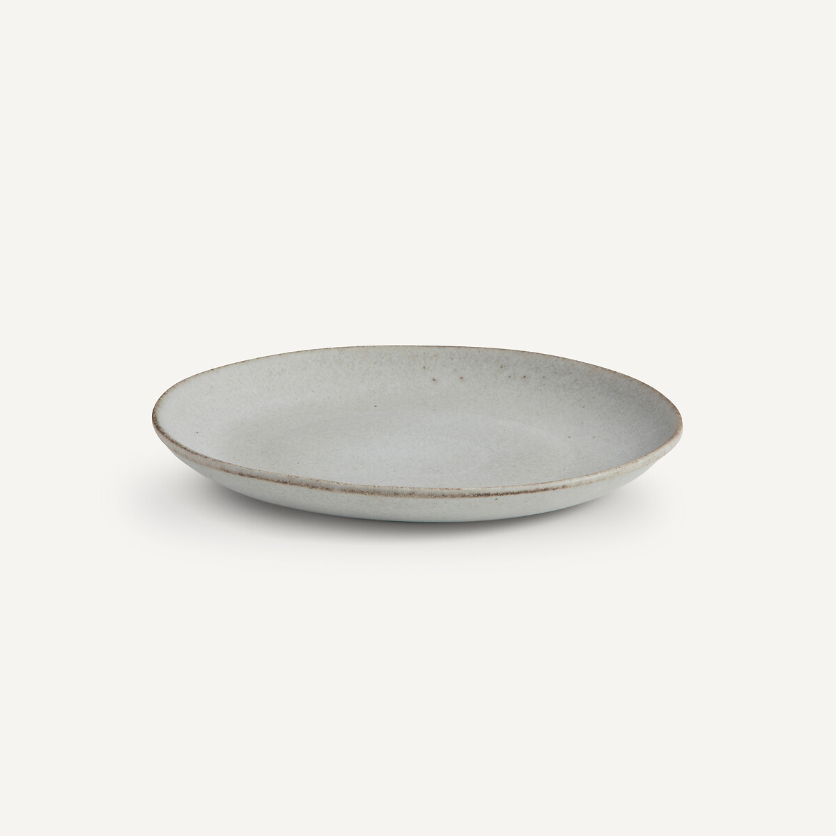 Lot de 4 assiettes à dessert grès, Leiria gris, AM.PM