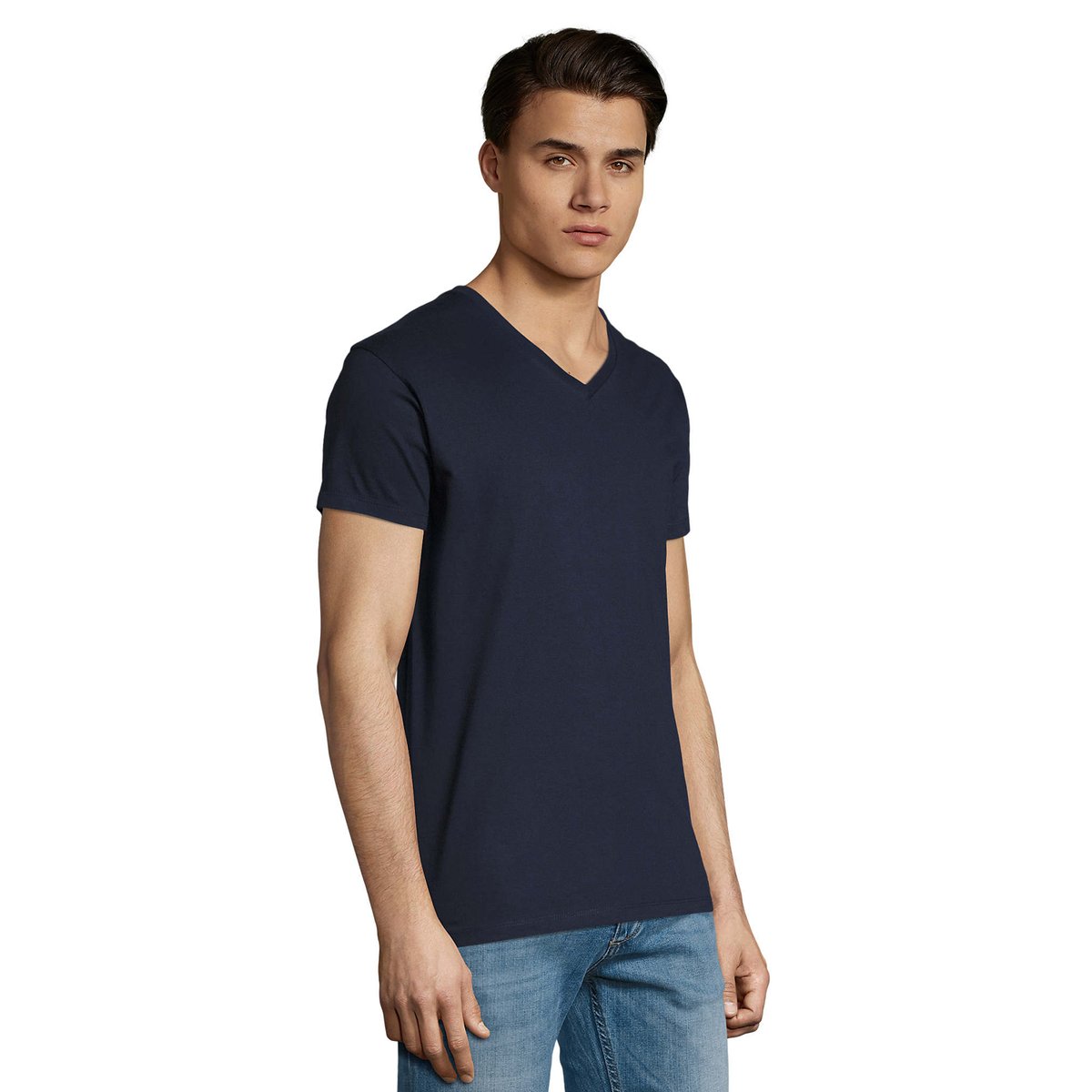 T-shirt IMPERIAL bleu marine, SOLS