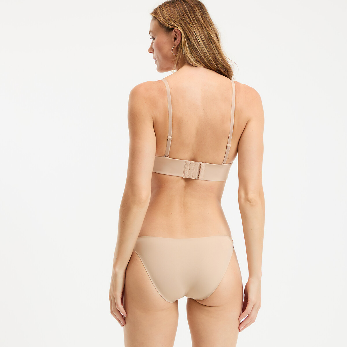 Soutien-gorge bandeau en microfibre invisible peau, LA REDOUTE COLLECTIONS