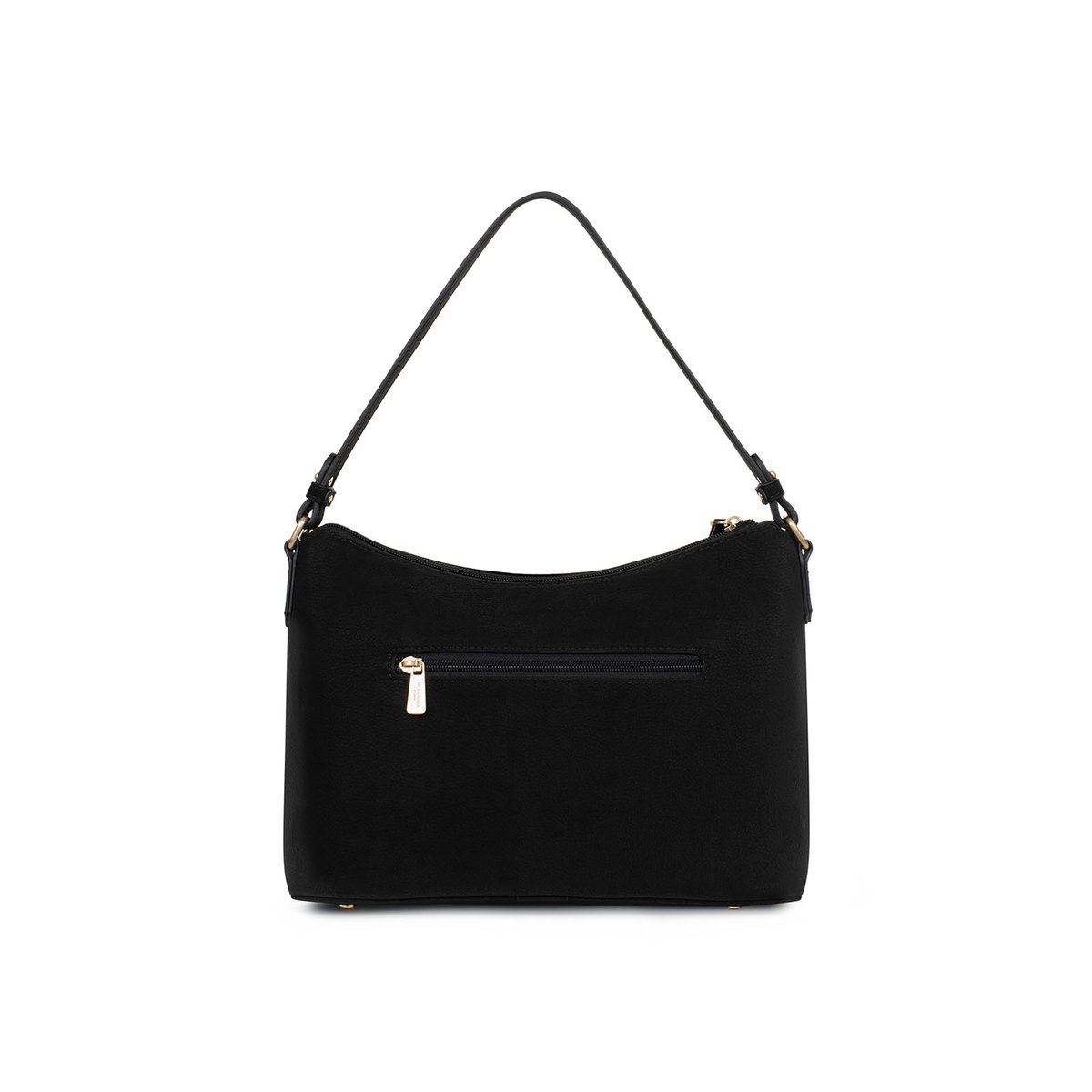 Sac porté épaule 1 anse EVE noir, HEXAGONA