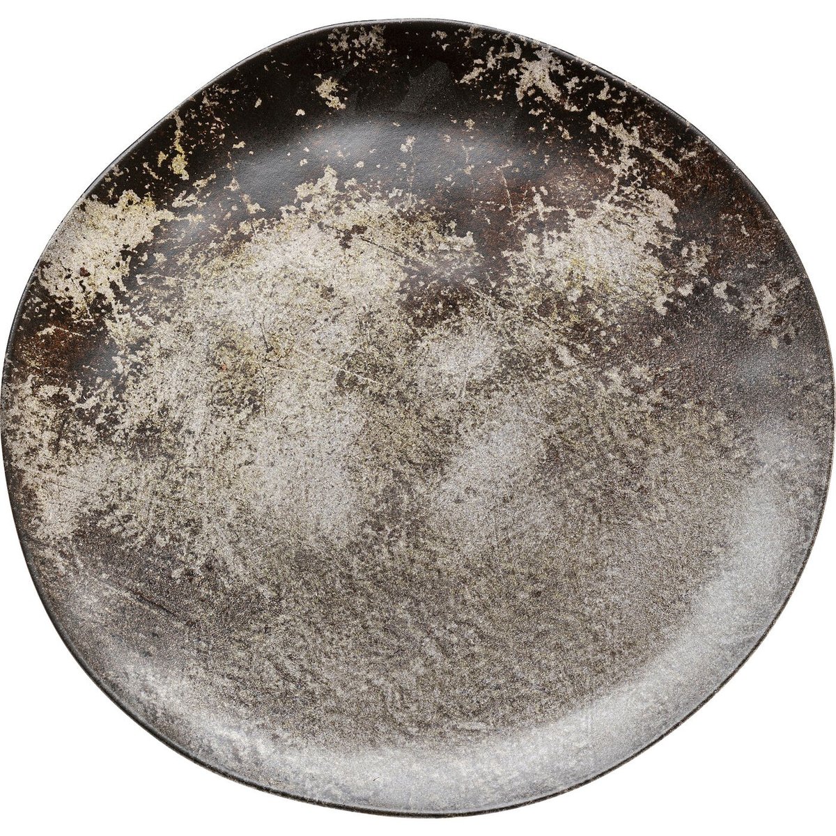 Lot de 6 assiettes plates, SAVANNAH marron, KARE DESIGN