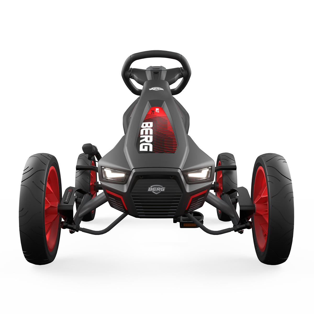 Kart à pédale Rally DRT 3 Vitesses rouge, BERG TOYS