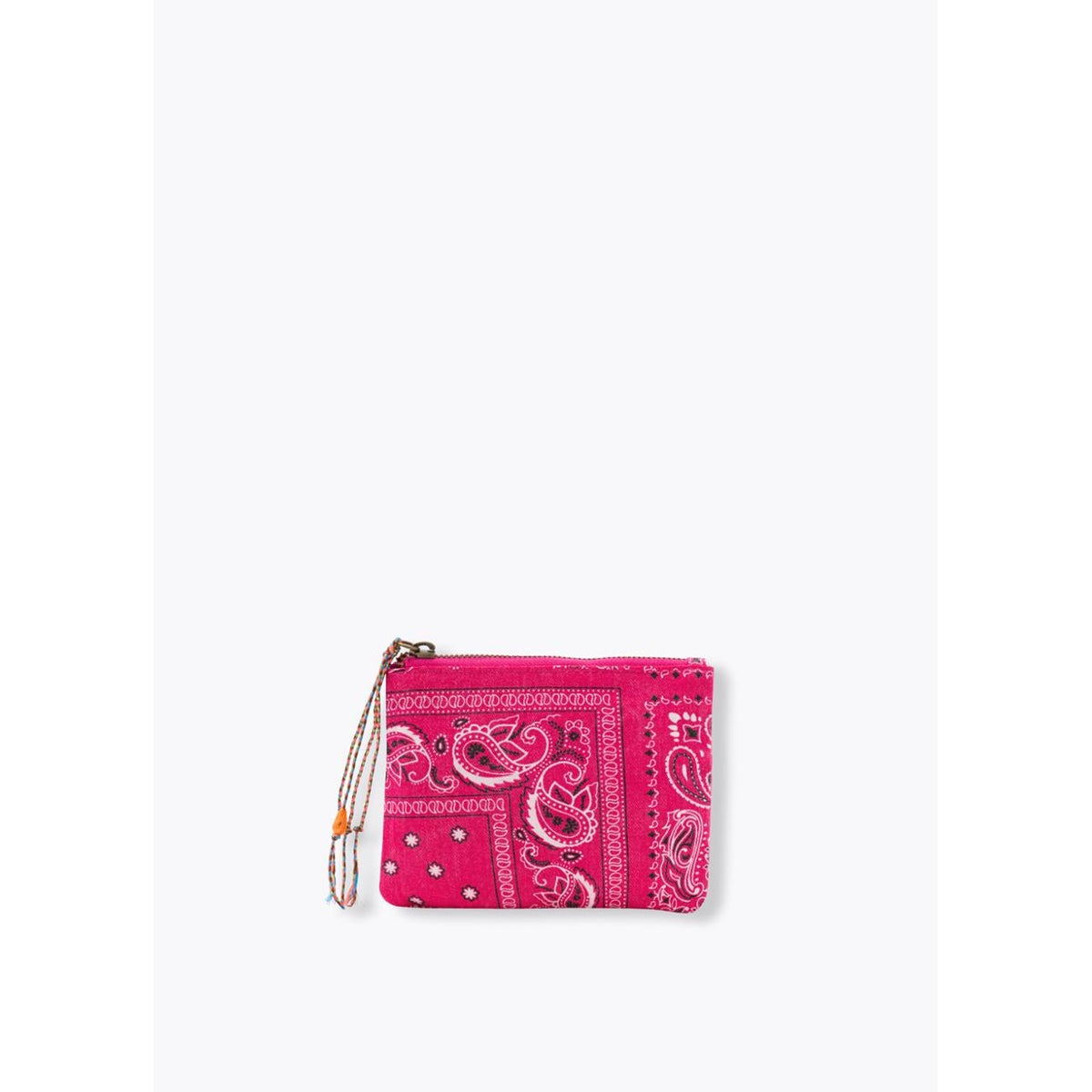 Mini-pochette motif bandana rose, PROMOD