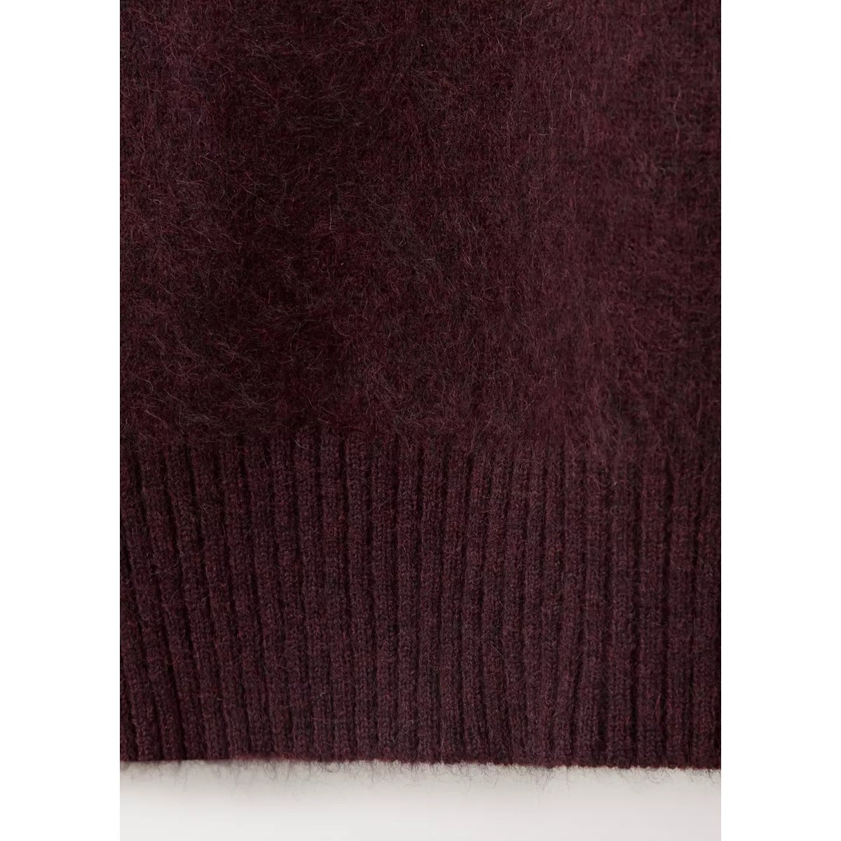 Pull pyjama 100 % cachemire bordeaux, MANGO