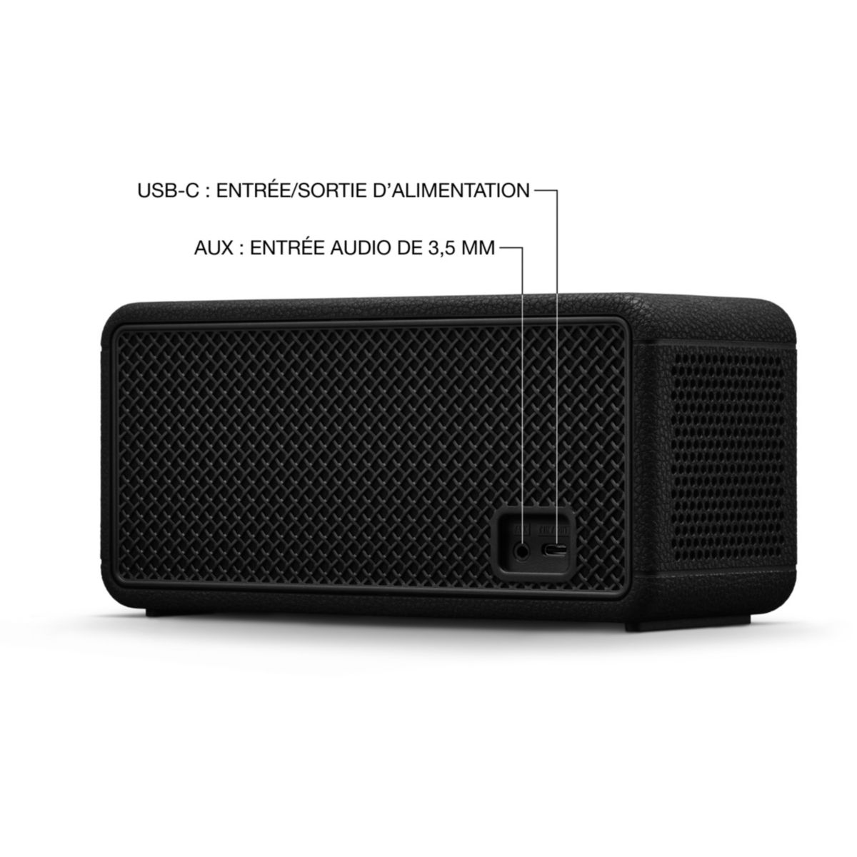 Enceinte portable Middleton II Black & Brass - Bluetooth, étanche, autonomie 30h couleur unique, MARSHALL