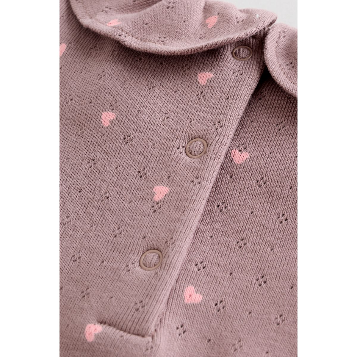 Bodies à volants bébé, lot de 4 rose/crème/marron ditsy, NEXT