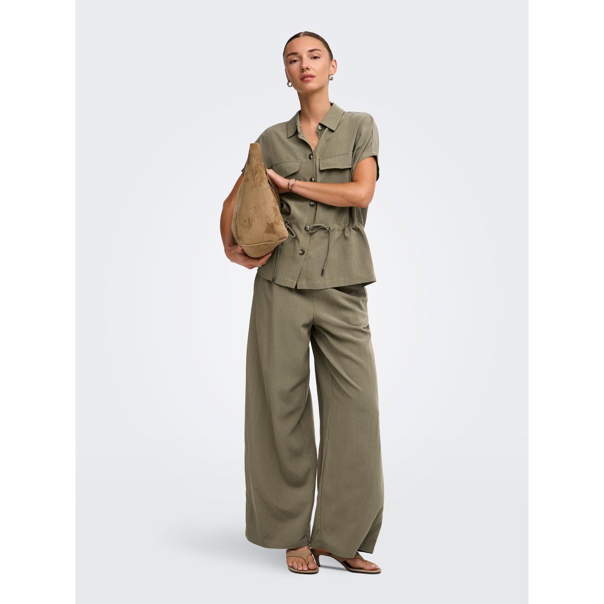 Pantalon À Jambe Large marron - shitake, JDY