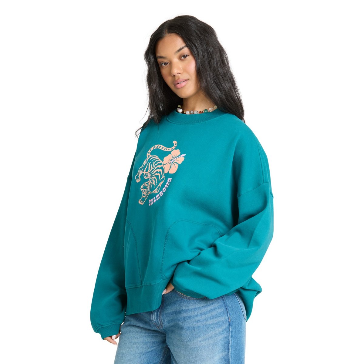Sweat à capuche PINKY KEEN bleu deep lagoon, BILLABONG