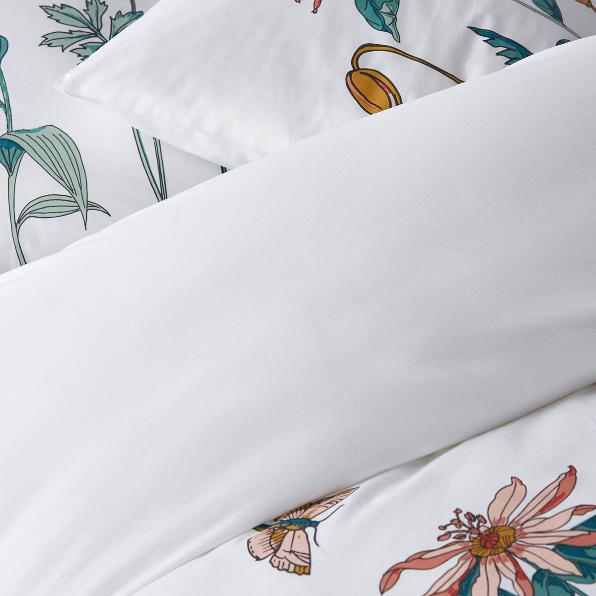 Housse de couette percale, Eden Garden imprimé fleurs, LA REDOUTE INTERIEURS