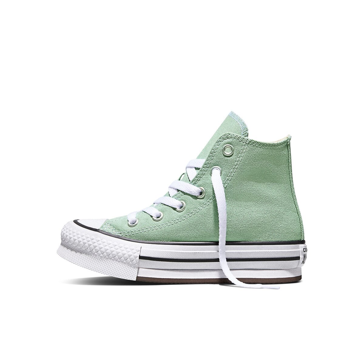 Baskets CHUCK TAYLOR ALL STAR EVA LIFT HI SEASONAL COLOR vert amande, CONVERSE