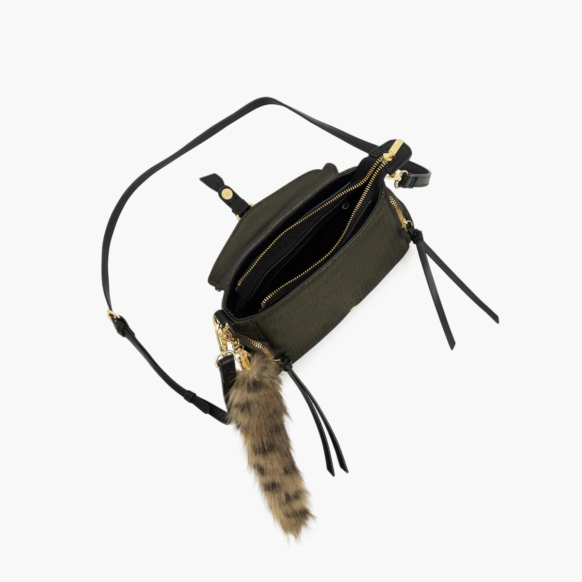 Petit sac porté épaule Tyler doré,kaki, LOLLIPOPS